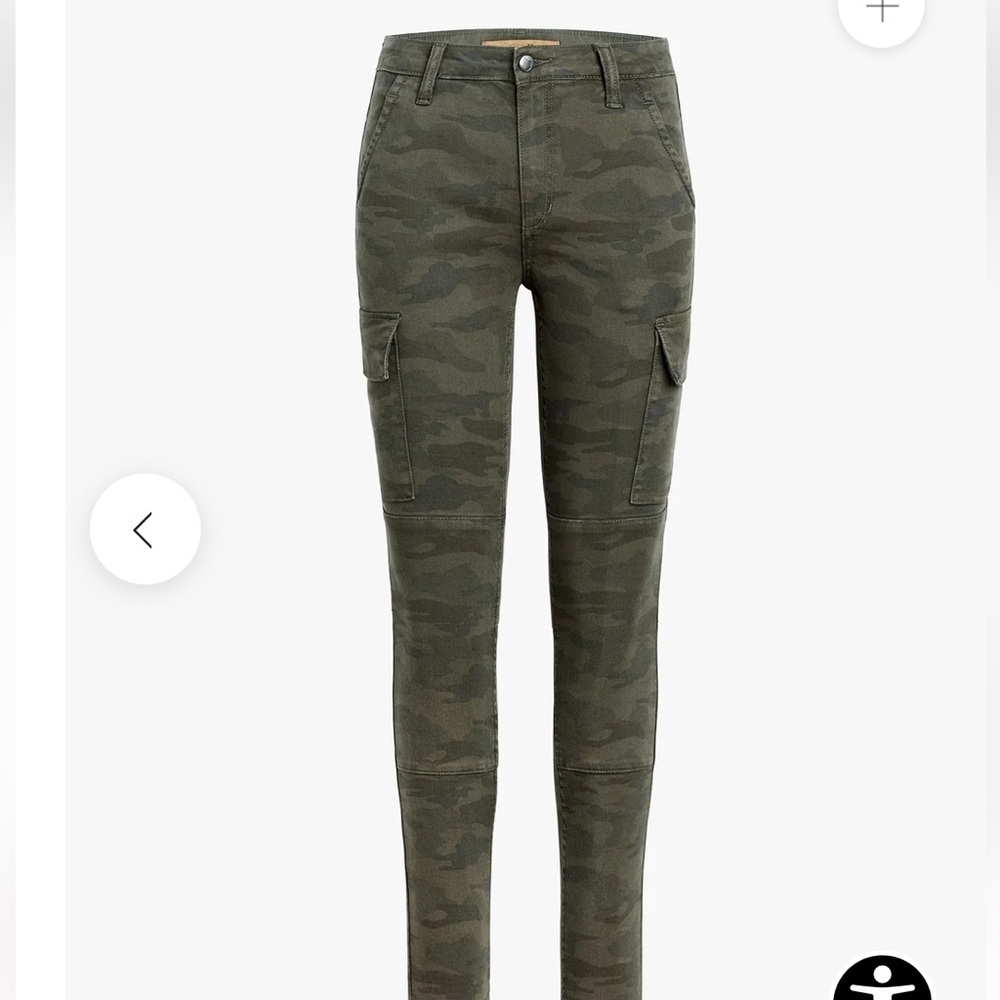 Joe’s The Charlie Ankle Camouflage Cargo Skinny Pants Sz 25